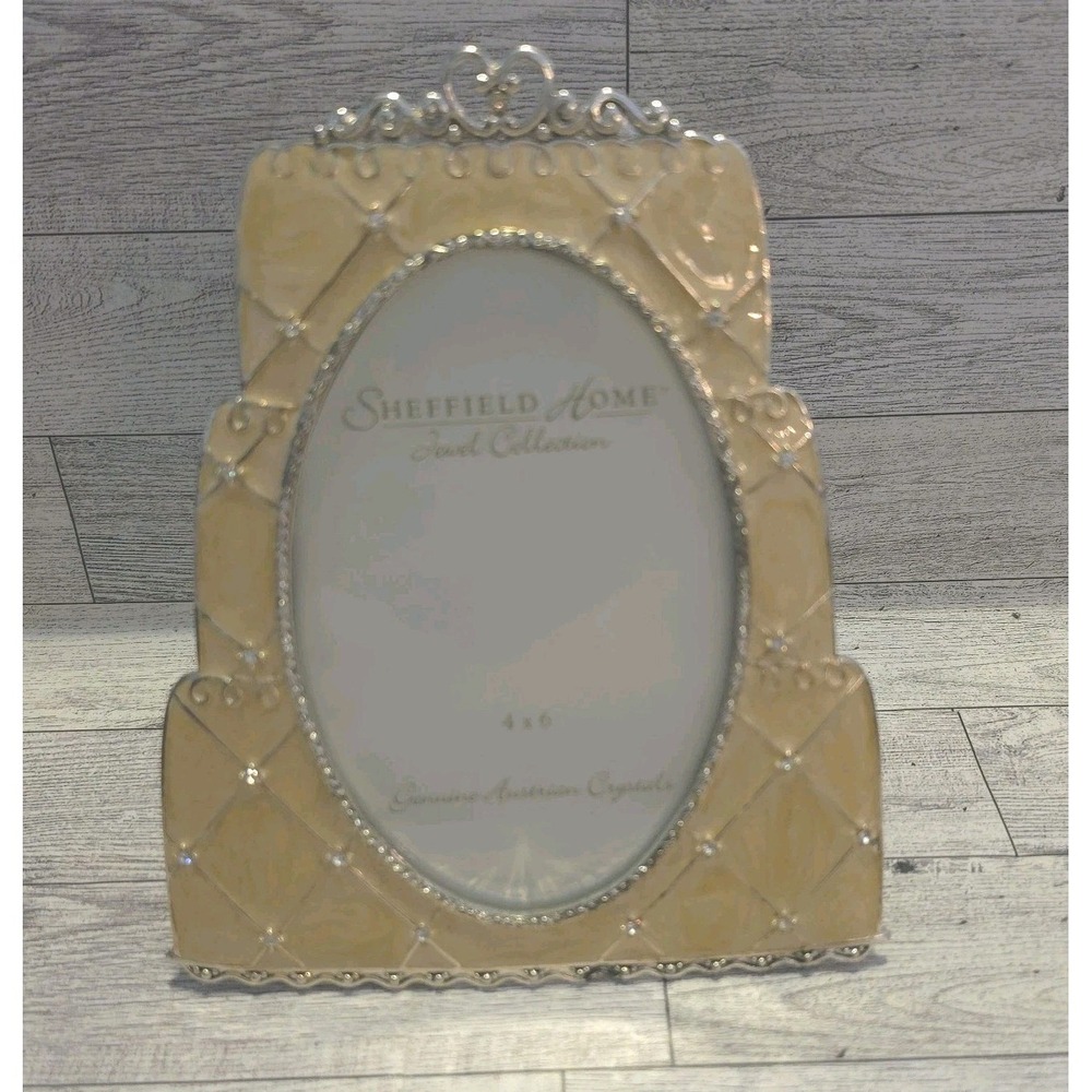 Sheffield Home Jewel Collection 4x6 Picture Frame Wedding Cake Crystals